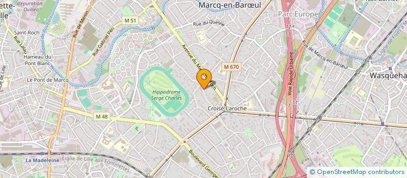 localisation de l'entreprise VALIMMO à MARCQ-EN-BARŒUL