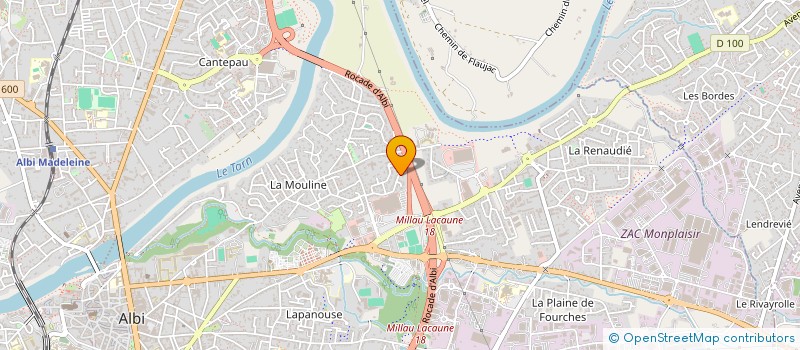 localisation de l'entreprise VALIMMO INVESTISSEMENT à ALBI