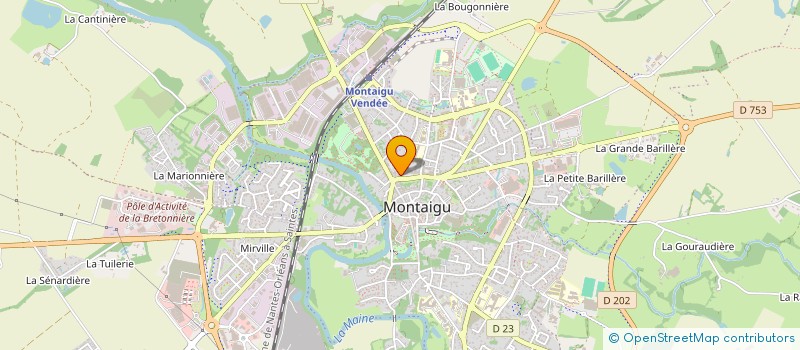 localisation de l'entreprise VALIMMOCONSEIL à MONTAIGU-VENDEE