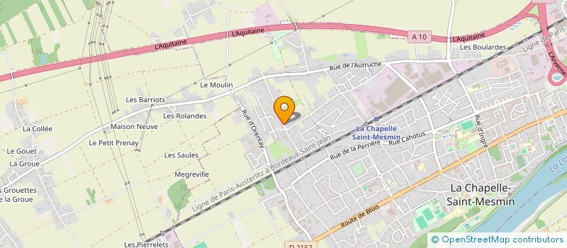 localisation de l'entreprise VALIMO à LA CHAPELLE-SAINT-MESMIN