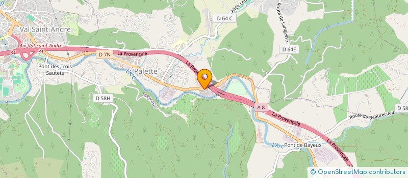 localisation de l'entreprise VALIMO SERVICES à MEYREUIL