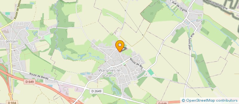 localisation de l'entreprise VALIMOF  WARGNIES-LE-GRAND