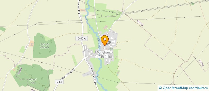localisation de l'entreprise VALIMOX à MONCHAUX-SUR-ECAILLON