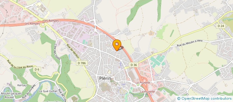 localisation de l'entreprise VALINCO à PLERIN