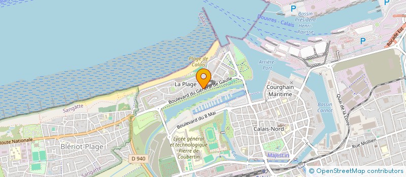 localisation de l'entreprise VALINCO  CALAIS