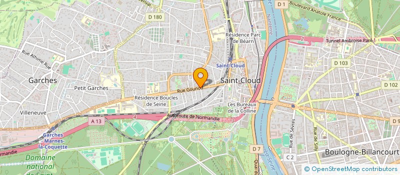 localisation de l'entreprise VALINDUS ASS PROF VALOR INDUS à SAINT-CLOUD