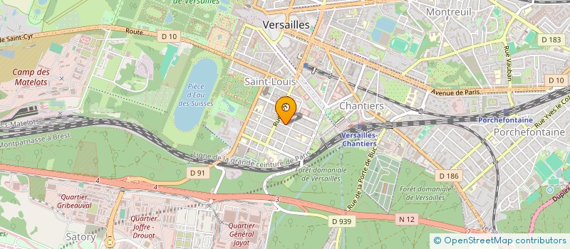 localisation de l'entreprise VALINEA à VERSAILLES