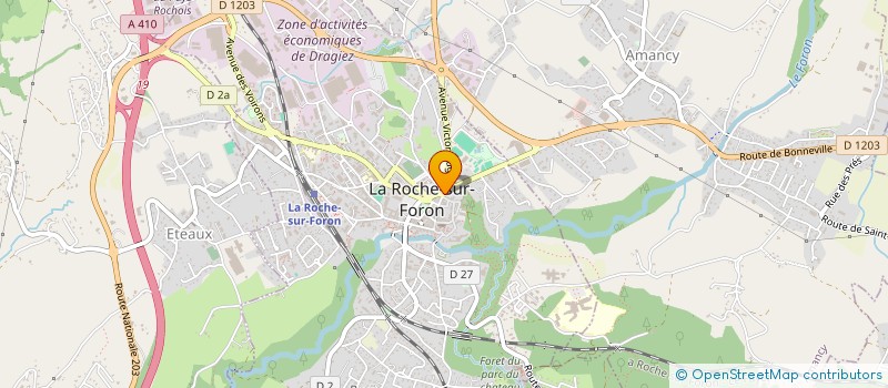 localisation de l'entreprise VALINETTE  LA ROCHE-SUR-FORON