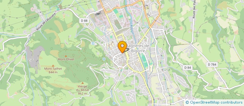 localisation de l'entreprise VALINGER  BAGNERES-DE-BIGORRE