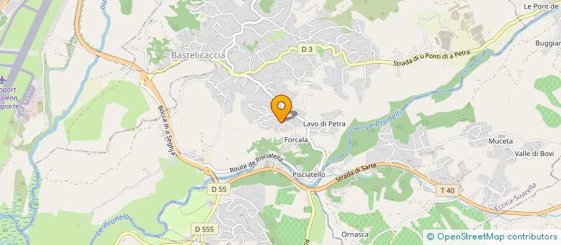 localisation de l'entreprise VALININA  BASTELICACCIA