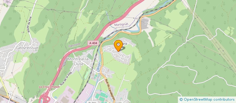 localisation de l'entreprise VALINOR  MONTREAL-LA-CLUSE