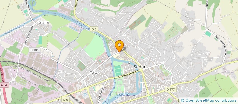 localisation de l'entreprise VALINT IMMO  SEDAN