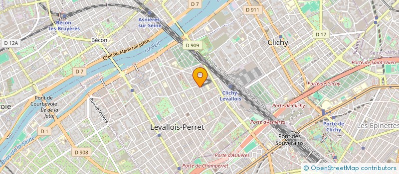 localisation de l'entreprise VALINVEST à LEVALLOIS PERRET