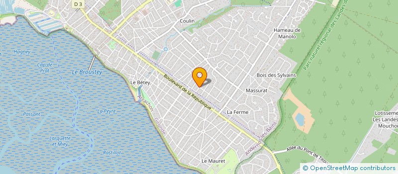 localisation de l'entreprise VALIS  ANDERNOS-LES-BAINS