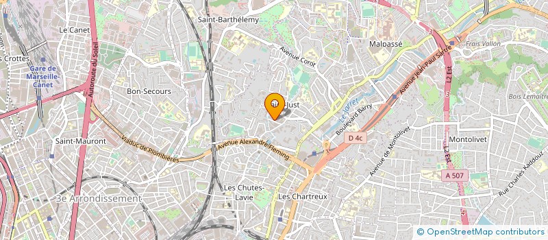 localisation de l'entreprise VALITANT à MARSEILLE