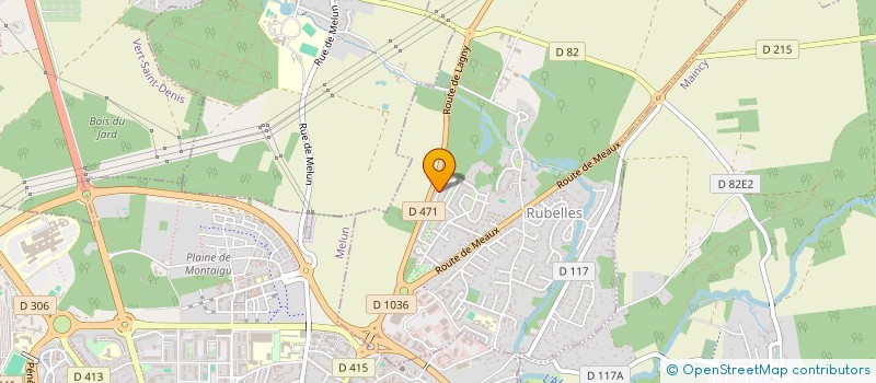 localisation de l'entreprise VALITECH  RUBELLES