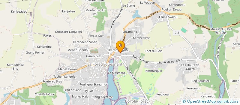 localisation de l'entreprise VALITHA  LA FORET-FOUESNANT