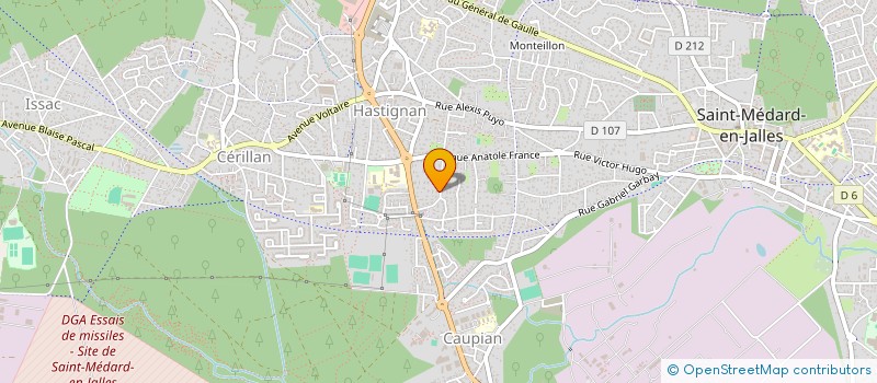localisation de l'entreprise VALITHE à SAINT-MEDARD-EN-JALLES