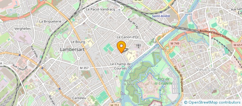 localisation de l'entreprise VALIUS à LAMBERSART