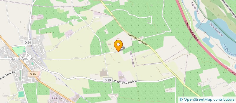 localisation de l'entreprise VALJAC  SAINT-ANDIOL