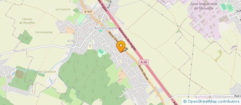 localisation de l'entreprise VALJACQ  AIX-NOULETTE