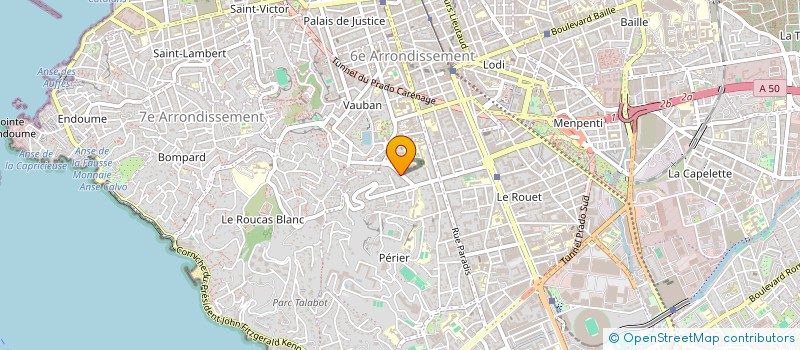 localisation de l'entreprise VALJAK à MARSEILLE