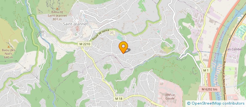 localisation de l'entreprise VALJEAN  SAINT-JEANNET