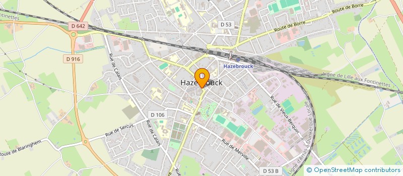 localisation de l'entreprise VALJEAN  HAZEBROUCK