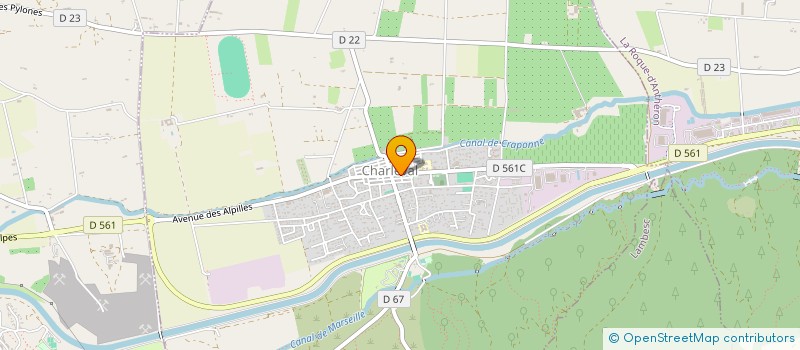 localisation de l'entreprise VALJEAN à CHARLEVAL
