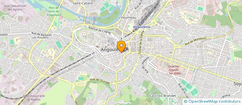 localisation de l'entreprise VALJEF 17200 à ANGOULEME