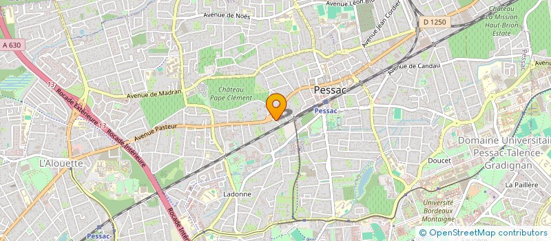 localisation de l'entreprise VALJUAG  PESSAC