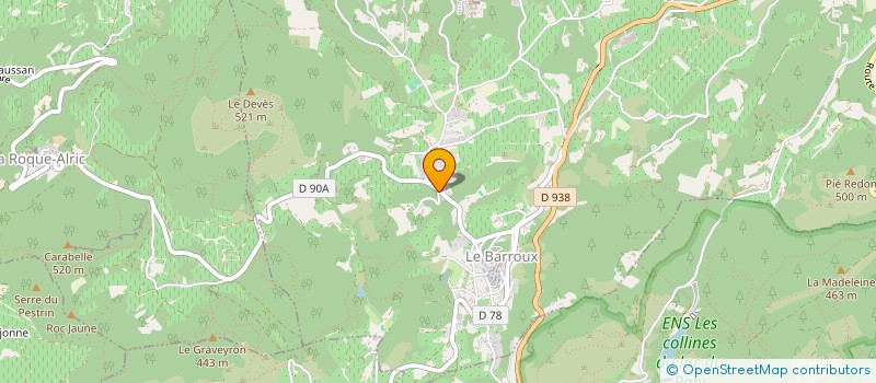 localisation de l'entreprise VALKA  LE BARROUX