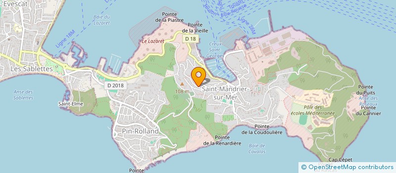 localisation de l'entreprise VALKY  SAINT-MANDRIER-SUR-MER