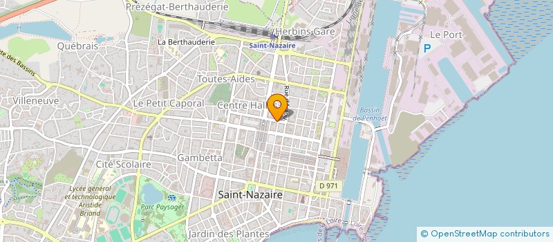 localisation de l'entreprise VALKYRIE à SAINT-NAZAIRE