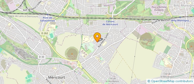 localisation de l'entreprise VALL  MERICOURT