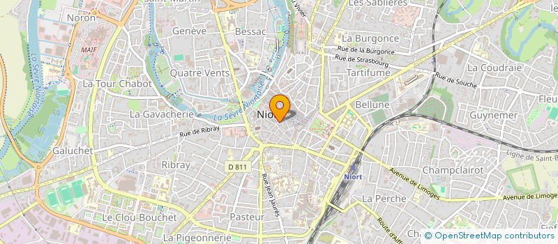 localisation de l'entreprise VALLA  NIORT