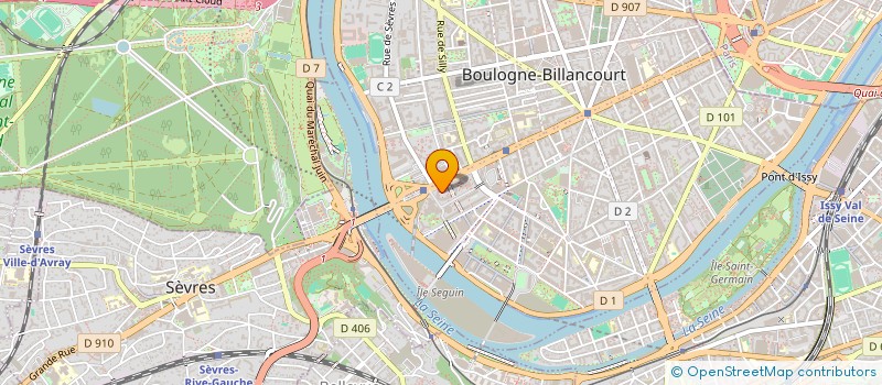 localisation de l'entreprise VALLA BERTHO ET ASSOCIES  BOULOGNE-BILLANCOURT