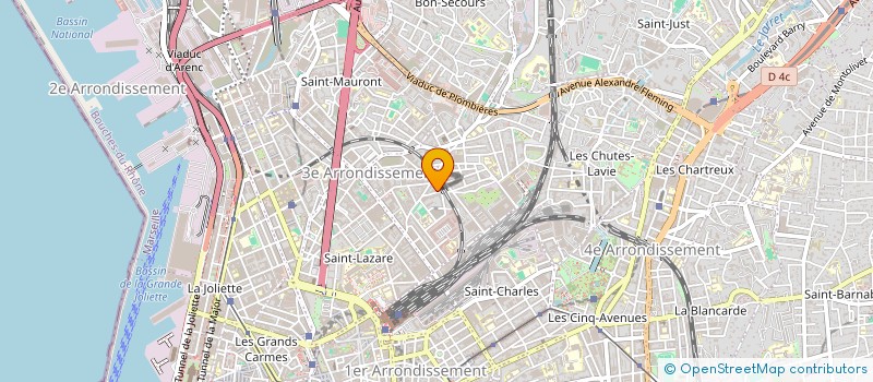 localisation de l'entreprise VALLADIER ET COMPAGNIE à MARSEILLE