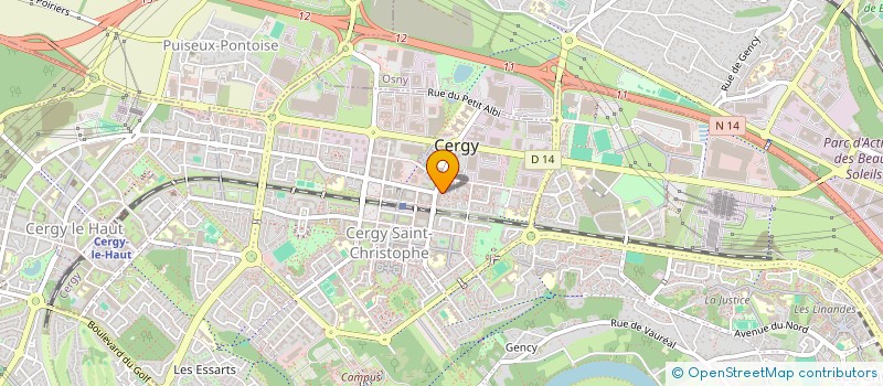 localisation de l'entreprise VALLAMBA MERCIER  CERGY