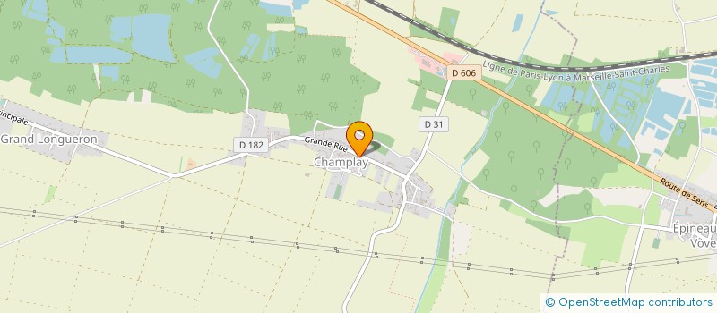 localisation de l'entreprise VALLANCE AUTOMOBILES  CHAMPLAY