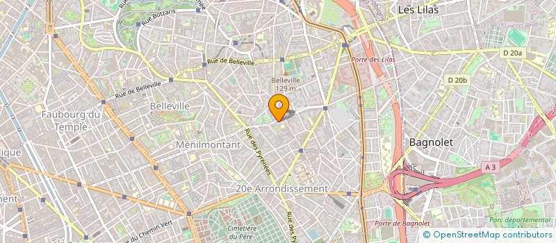 localisation de l'entreprise VALLANCE SERGE SARL à PARIS