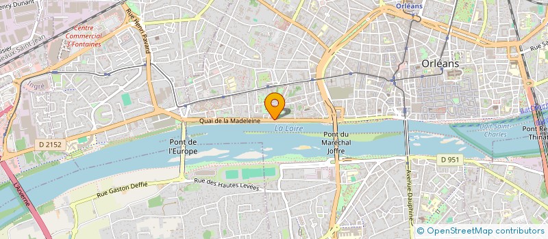 localisation de l'entreprise VALLANCY à ORLEANS