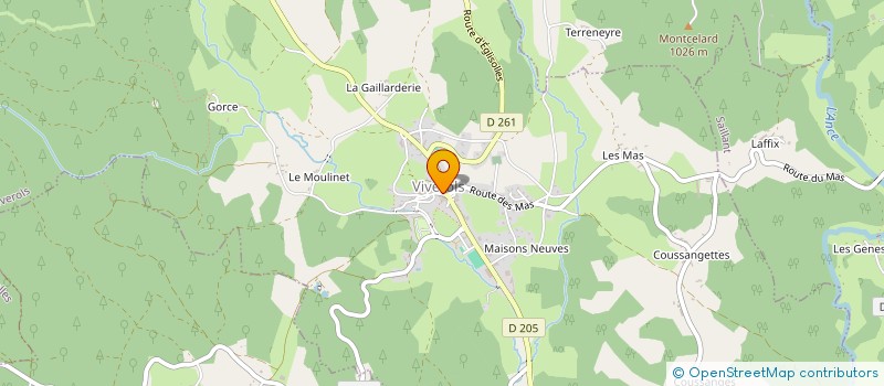 localisation de l'entreprise VALLAT à VIVEROLS