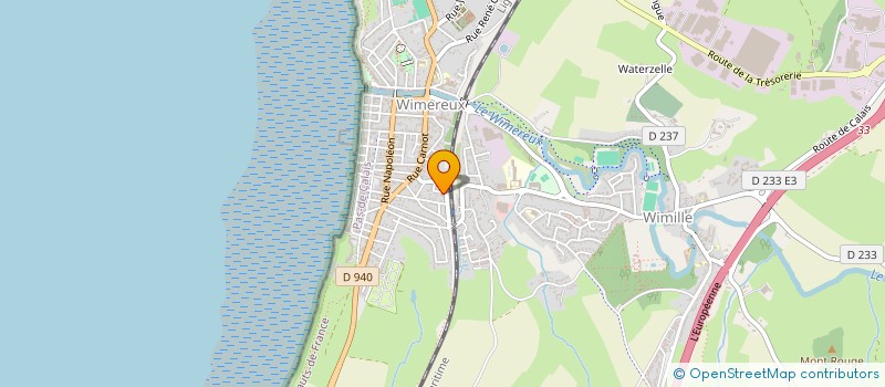 localisation de l'entreprise VALLAT/MAUBRUN  WIMEREUX