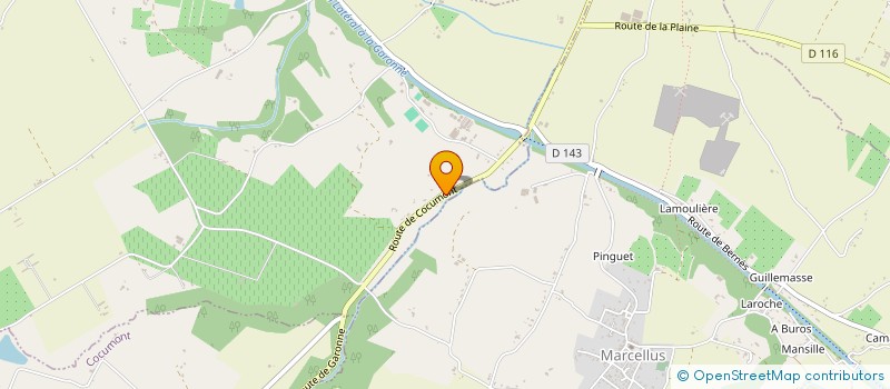 localisation de l'entreprise VALLAU  MEILHAN-SUR-GARONNE