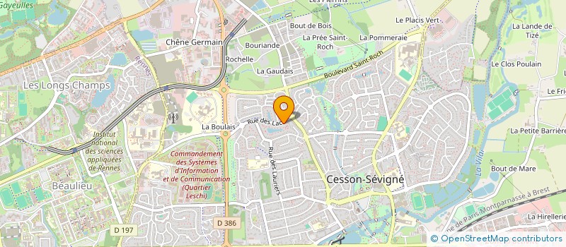 localisation de l'entreprise VALLAU-INVESTISSEMENTS  CESSON-SEVIGNE