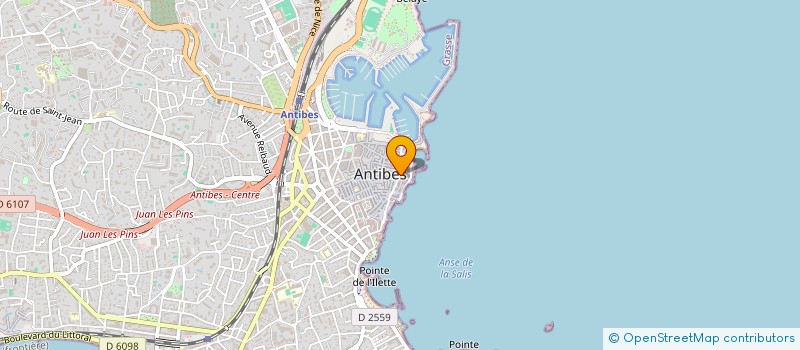 localisation de l'entreprise VALLAURIS PROPERTIES à ANTIBES