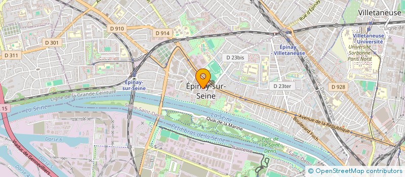 localisation de l'entreprise VALLE D'AOSTA à EPINAY-SUR-SEINE