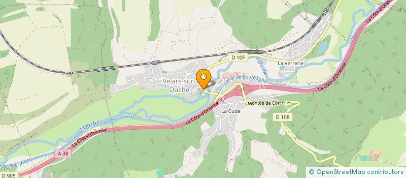 localisation de l'entreprise VALLE DE L'OUCHE ORIENTATION  VELARS-SUR-OUCHE