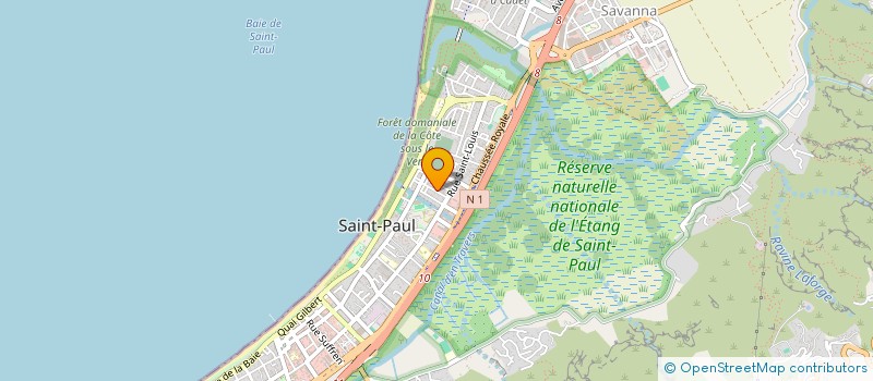 localisation de l'entreprise VALLEA  SAINT-PAUL